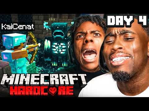 KAI & SPEED HARDCORE MINECRAFT MARATHON ⛏️🧱 BEATING ALL BOSSES | DAY 4 PART 1