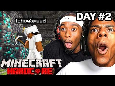 MINECRAFT HARDCORE ALL BOSSES DAY 2 🍄🔨🧟‍♂️ft. KaiCenat (Part 2)