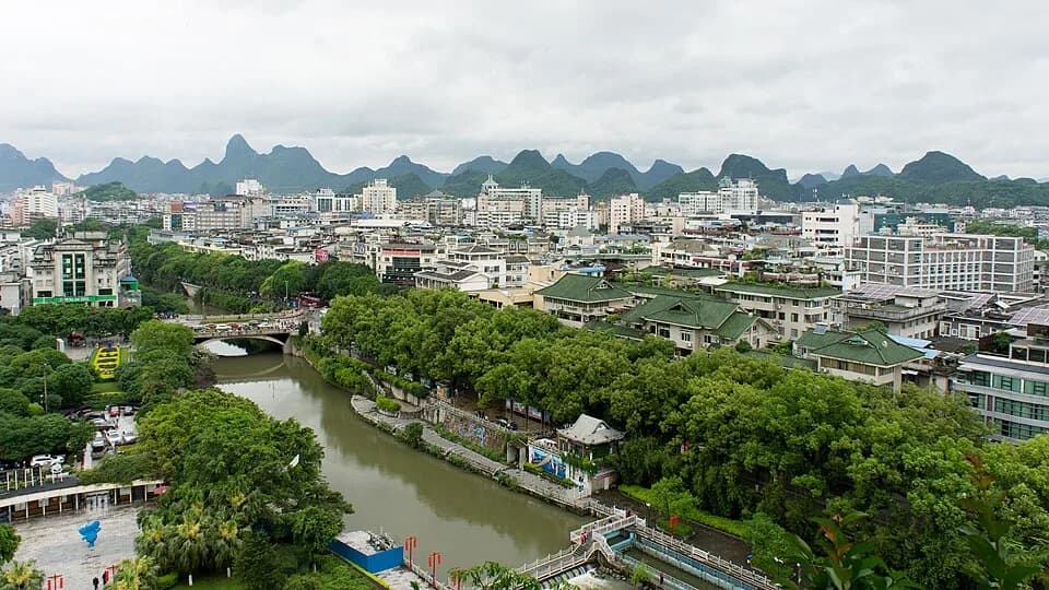 Guilin — Karst Peaks and Li River (flight/overnight)