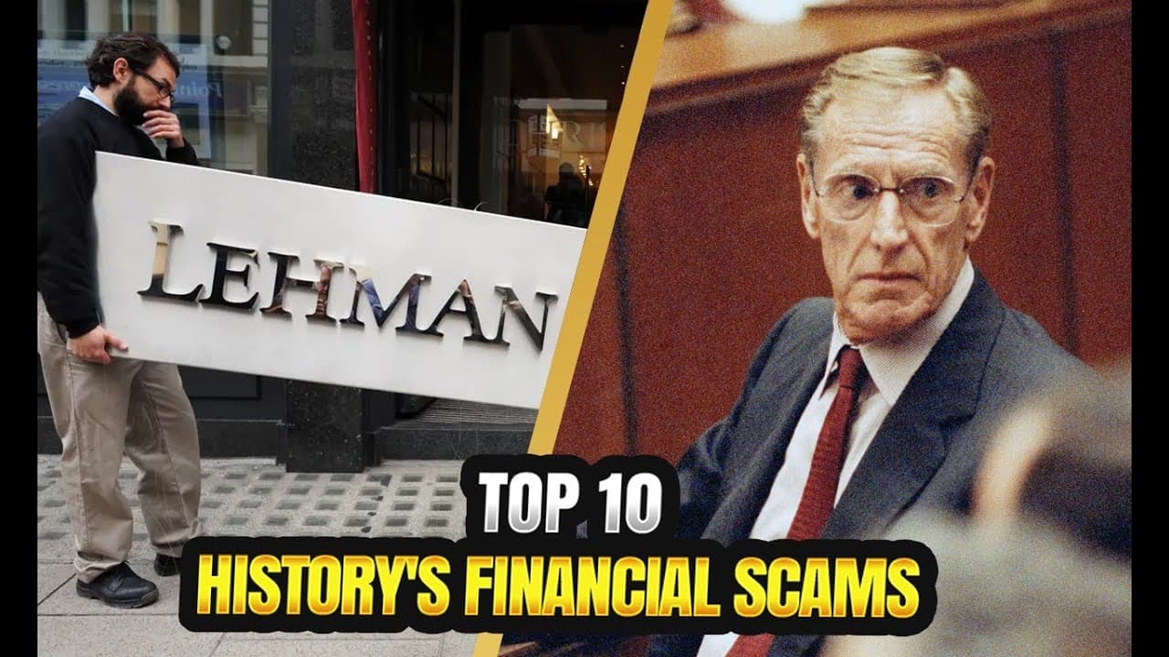 Top 10 Worst Financial Scams in History — FINANCE Top 10 List