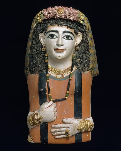 Mummy Mask of a Woman (A.D. 60–70)