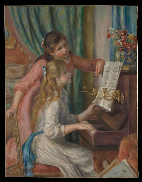 Two Young Girls at the Piano — Auguste Renoir (1892)
