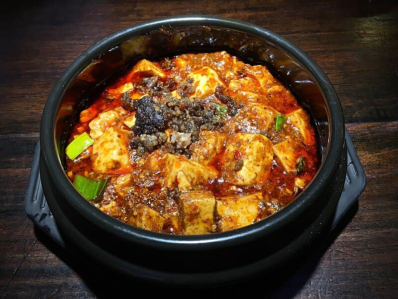 Mapo Tofu at a Sichuan Restaurant