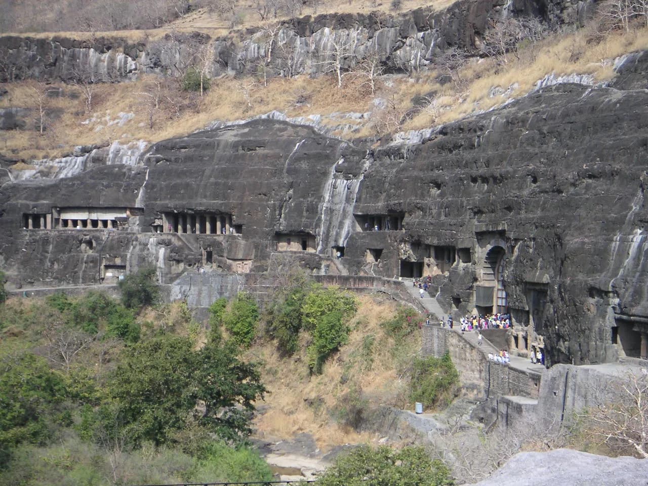 #2 Ajanta Caves — Buddhist Monuments at Sanchi or Ajanta Caves? Top 10 UNESCO World Heritage Sites in India