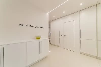 All-White Minimalist Interiors