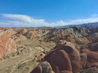 Zhangye Danxia National Geological Park, China