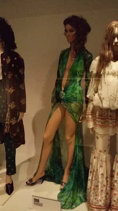 Jennifer Lopez's Green Versace Dress (2000)