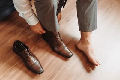 Square-Toed Dress Shoes
