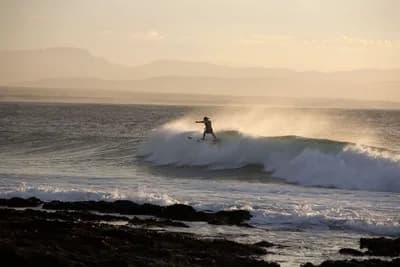 Surfing at Jeffrey's Bay