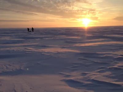 Ice Fishing on Lake Simcoe