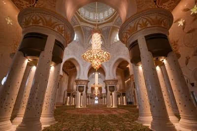 Sheikh Zayed Grand Mosque Interior (Abu Dhabi)