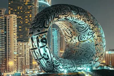 Museum of the Future Facade (Dusk)