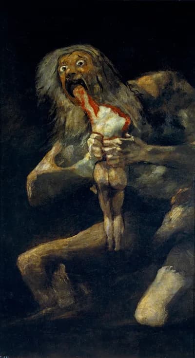 Saturn Devouring His Son — Francisco Goya