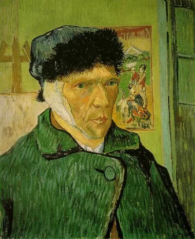 Self-Portrait with Bandaged Ear — Van Gogh
