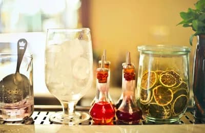 Lemon Barley & Homemade Syrups