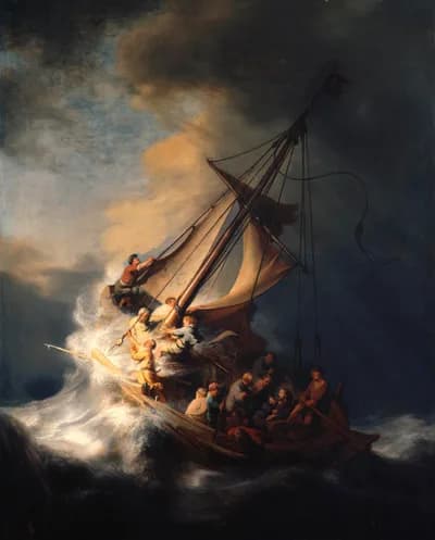 Christ in the Storm on the Lake of Galilee – Rembrandt (1633)