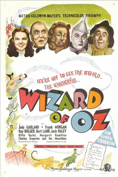 "There's no place like home" — The Wizard of Oz (1939)