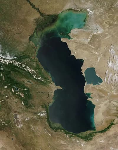 #3 Caspian Sea — Lake Baikal or Caspian Sea? Top 10 Deepest Lakes in the World