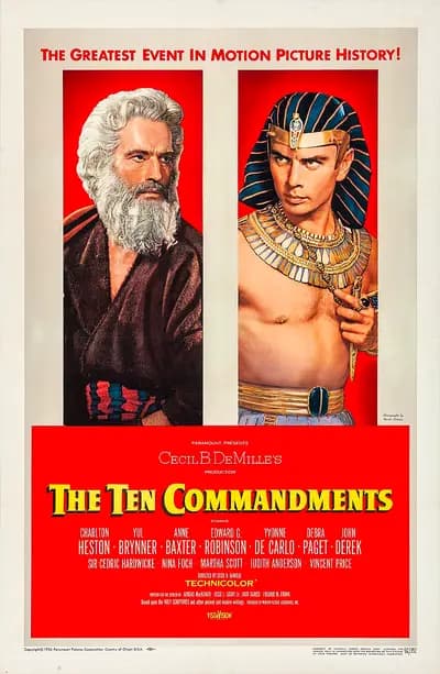 #1 The Ten Commandments (1956) — Top 10 Easter Movies to Watch