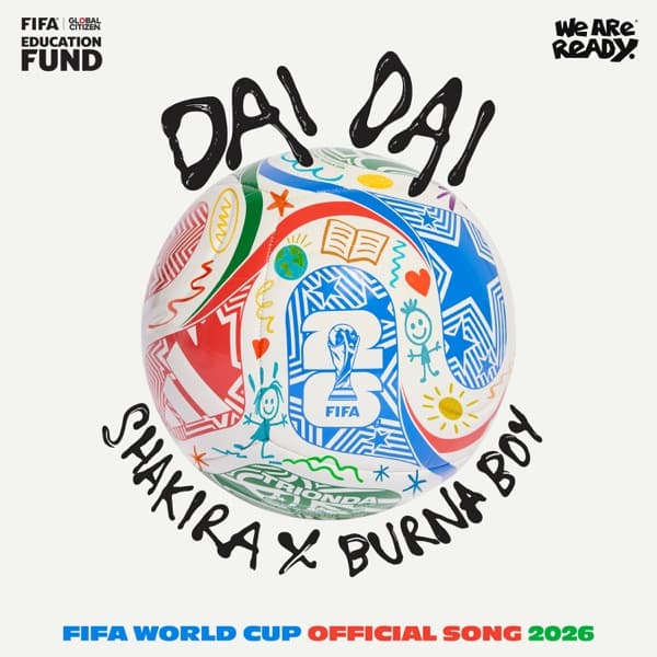 #9 Dai Dai — Shakira & Burna Boy — Dolly Parton Dominates UK Apple Music: Top 10 Songs (August 29, 2026)