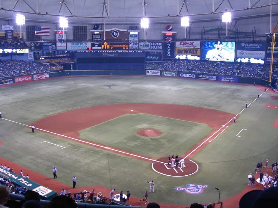 #3 Tropicana Field (St. Petersburg, FL) — Top 10 Worst Event Venue Designs