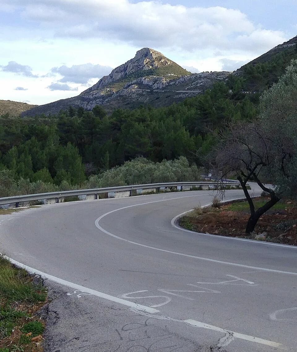 #6 Coll de Rates, Alicante — Top 10 Cycling Routes in Spain