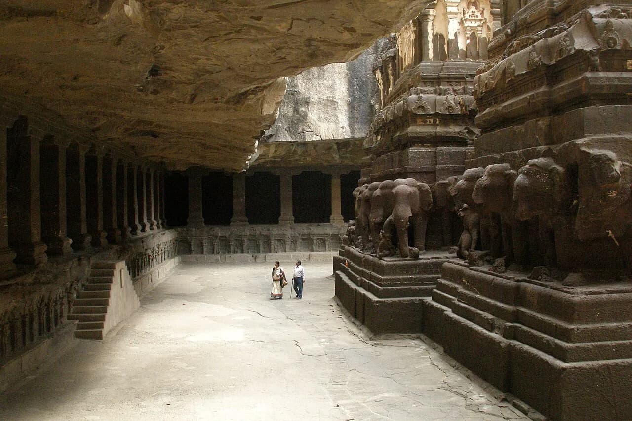 #5 Ellora Caves — Buddhist Monuments at Sanchi or Ajanta Caves? Top 10 UNESCO World Heritage Sites in India