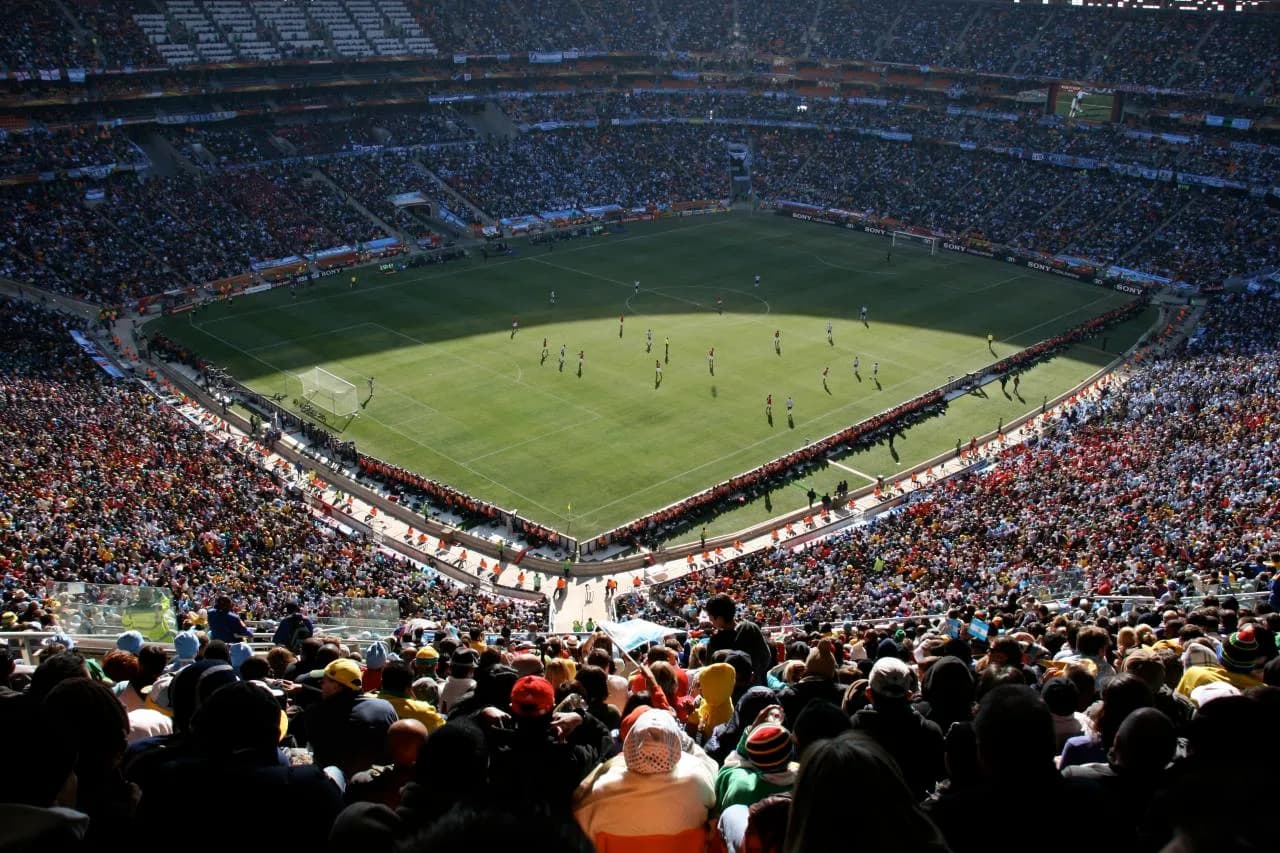 #3 FNB Stadium — Camp Nou, Wembley or Azteca? Top 10 Largest Soccer Stadiums