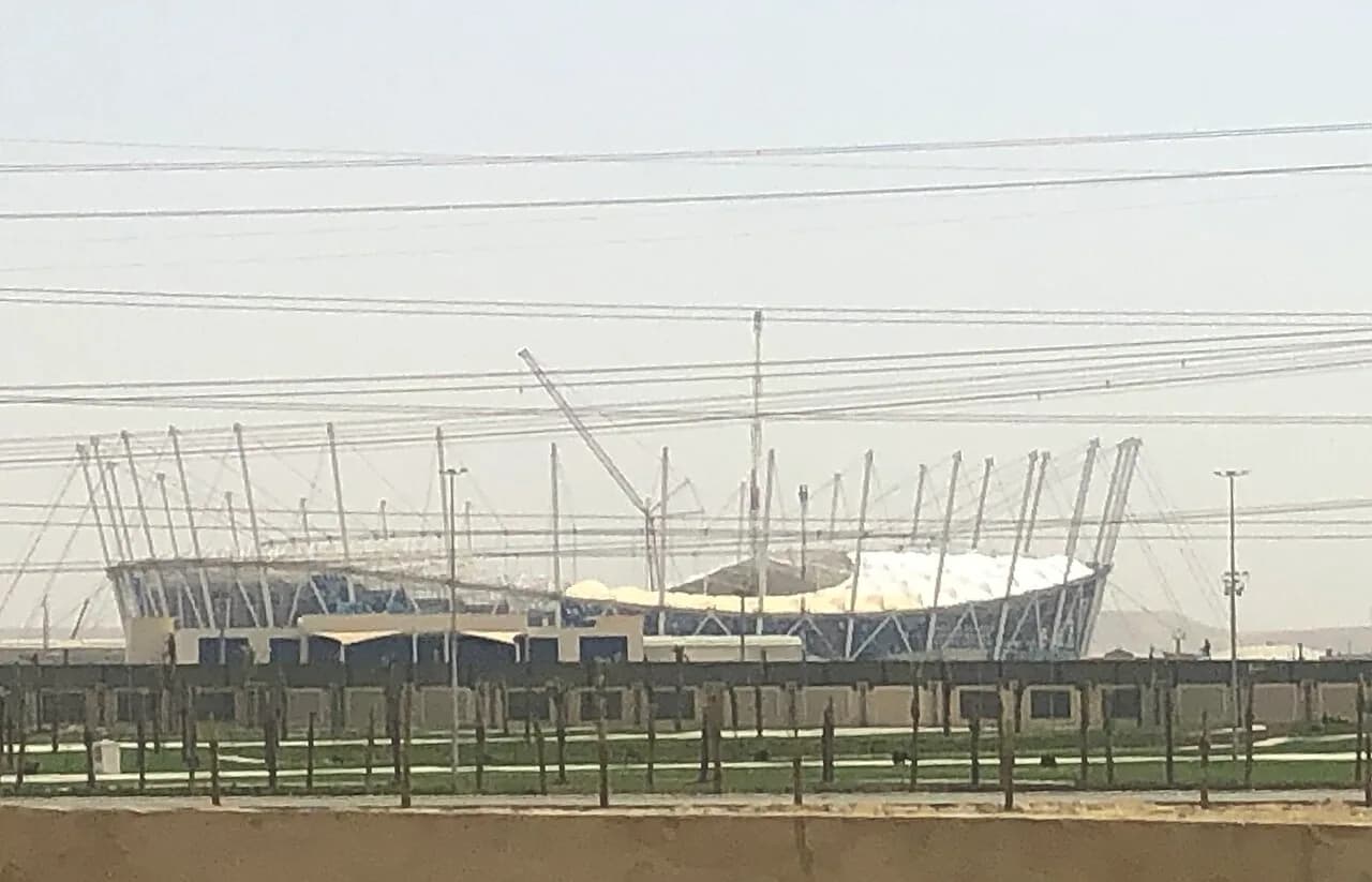 #4 New Administrative Capital Stadium — Camp Nou, Wembley or Azteca? Top 10 Largest Soccer Stadiums
