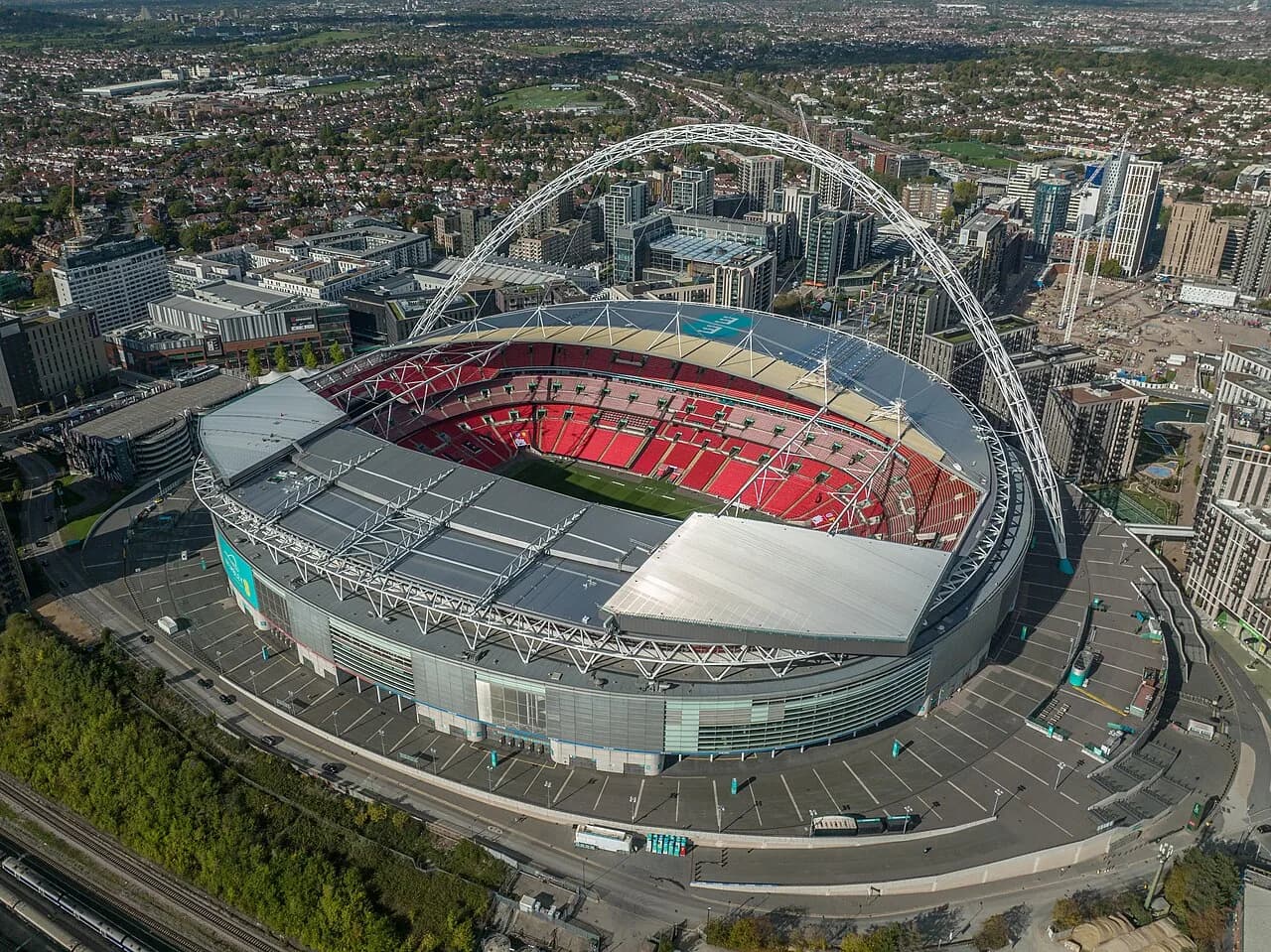 #6 Wembley Stadium — Camp Nou, Wembley or Azteca? Top 10 Largest Soccer Stadiums