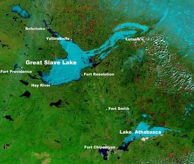 #10 Great Slave Lake — Lake Baikal or Caspian Sea? Top 10 Deepest Lakes in the World